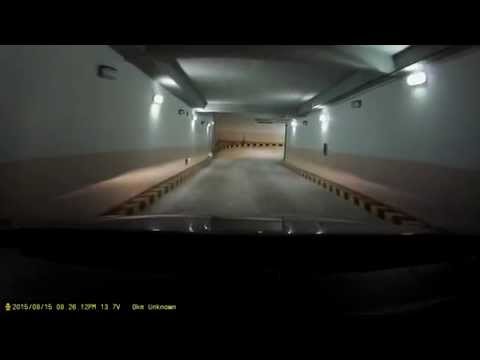 아이로드 V9 블랙박스 주차장 영상-전방