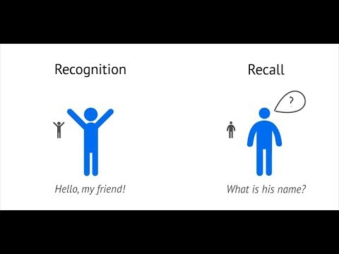 Study Less Study Smart part 9 Recognition vs Recollection