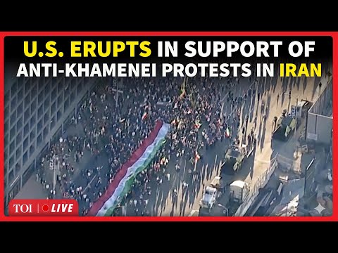 US Live: Anti-Khamenei Protests Spread To LA; Tehran Vows To Strike Back After Trump's Threat
