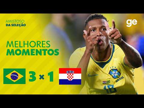 Gols e lances de Brasil x Croácia