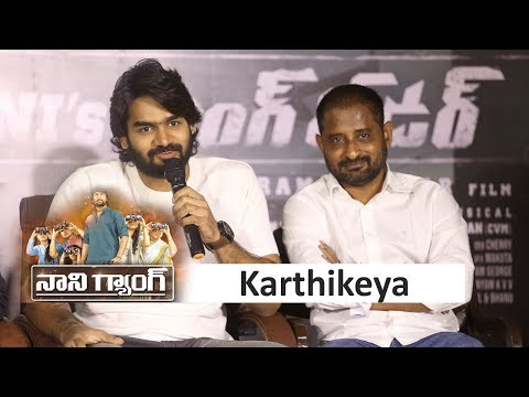 Karthikeya at Gang Leader Movie Success Meet