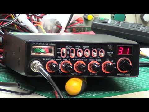 President Jackson II Classic CE MultiNorm CB radio. FM 'On The Air'  test