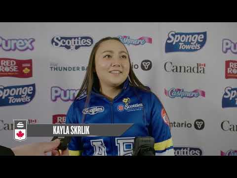 Media Scrum - Page 1/2 Qualifier - 2025 Scotties Tournament of Hearts