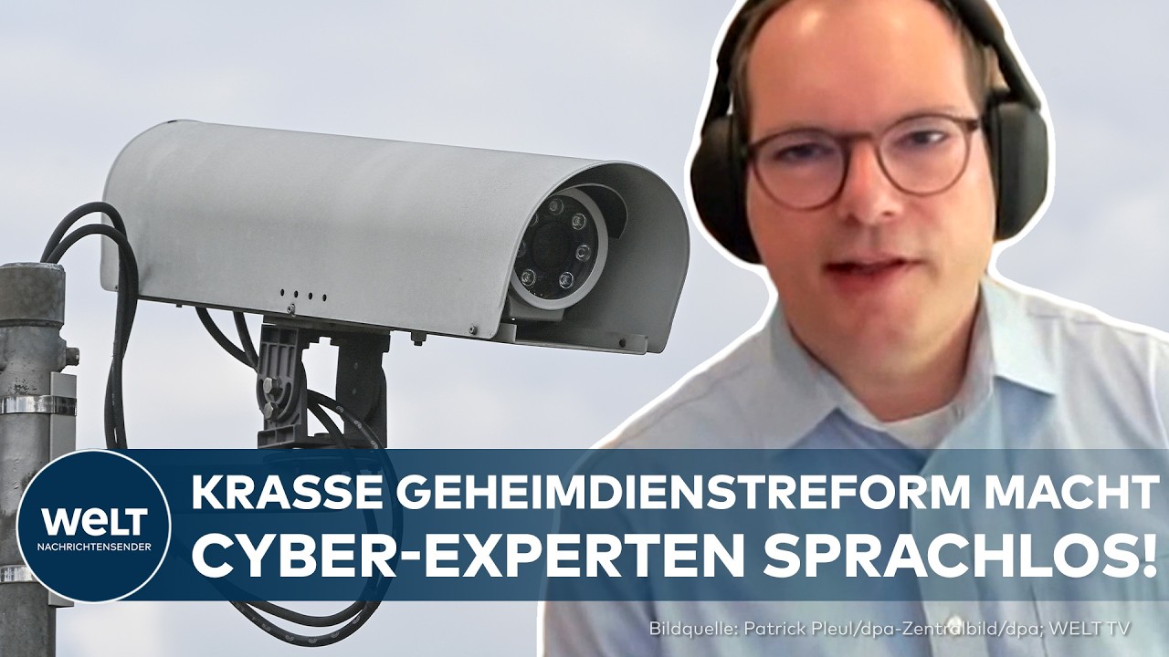 RISIKO FÜR DEUTSCHLAND: Geheimdienstreform – zu viel Macht? Experte warnt vor KI-Attacken