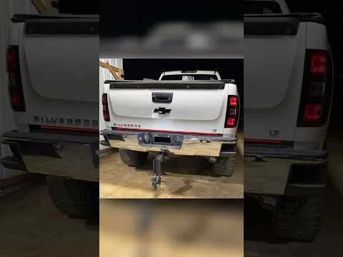 14-18 Silverado Rear Step Bumper installed on 07-13 Silverado 2500HD #chevy