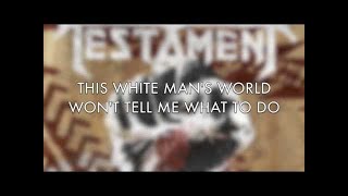 TESTAMENT - Native Blood (OFFICIAL LYRICS)