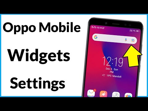 Oppo Mobile Widgets | Oppo Widget Settings | How To Add Widgets In Oppo Phone