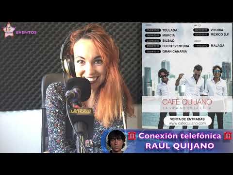 Esther Gloria  hace una promesa a Raúl Quijano.Entrevista a Café  Quijano 28-4-19