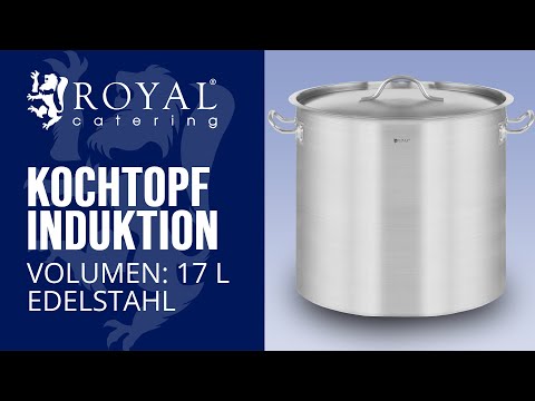 Video - Kochtopf Induktion 17 L