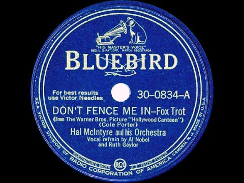 1944 Hal McIntyre - Don’t Fence Me In (Al Nobel & Ruth Gaylor, vocal)