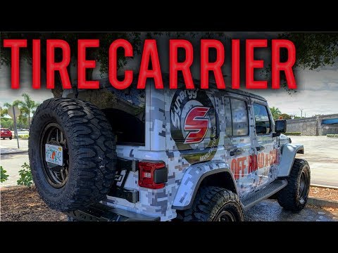 THE BEST TIRE CARRIER YOU CAN HAVE IN YOUR WRANGLER JL | HOW TO INSTALL MOTOBILT TIRE CARRIER