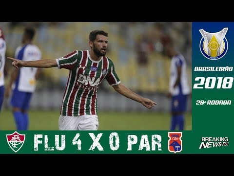 Fluminense 4x0 Paraná - Brasileirão 2018 -