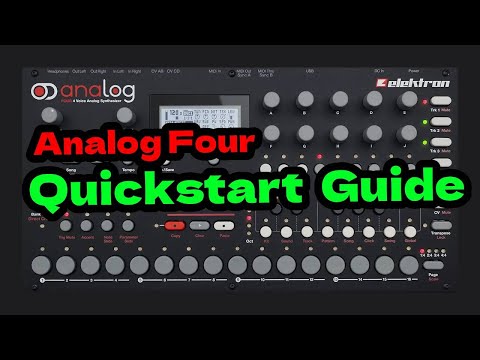Elektron Analog 4 - Quickstart Guide