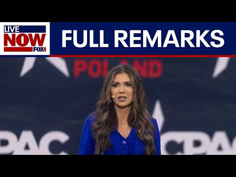 Video | FULL: DHS Sec. Kristi Noem speaks at first-ever CPAC in Poland