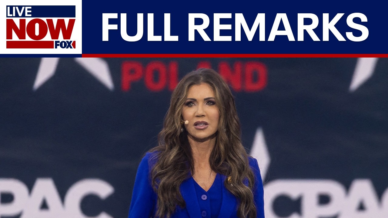 FULL: DHS Sec. Kristi Noem speaks at first-ever CPAC in Poland