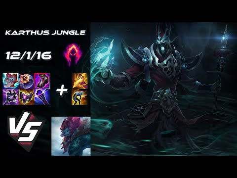 JUNGLE Karthus vs Trundle - NA Grandmaster Patch 25.S2.3