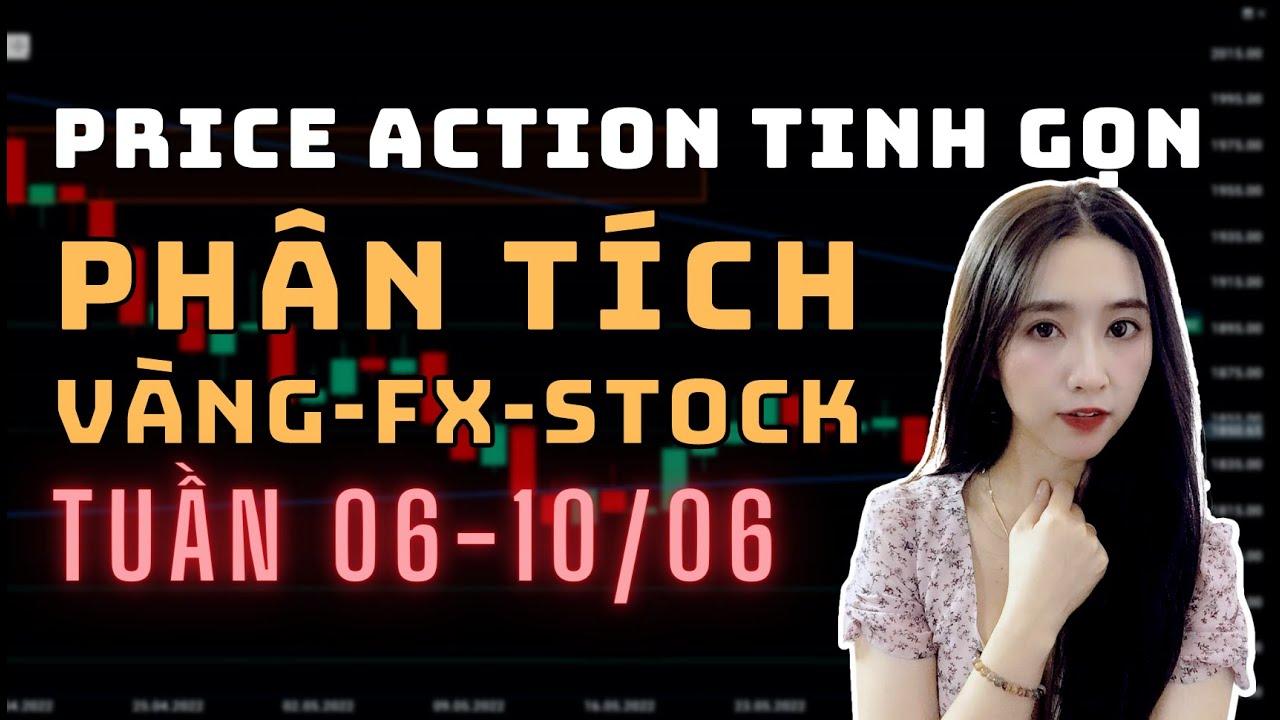 Phân Tích VÀNG-FOREX-STOCK Tuần 06-10/06 Theo Phương Pháp Price Action Tinh Gọn