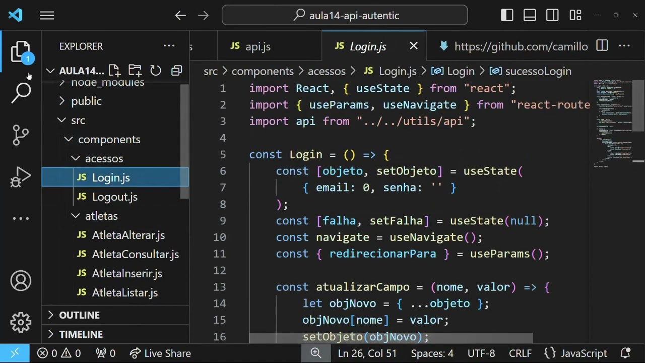 Autenticação e Autorização - Cookie HTTP Only em React