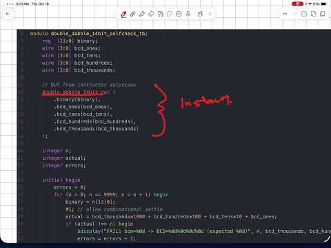 Self-Checking Testbench (14-bit)