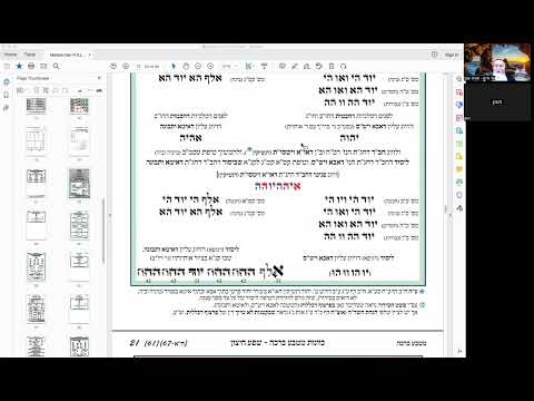 ר' יואל חקון - מטבע ברכה תשפ״ב - ישיבה - תשפ״ב - מטבע ברכה - שיעור 19 - תיבת אתה - פנימי דחיצון