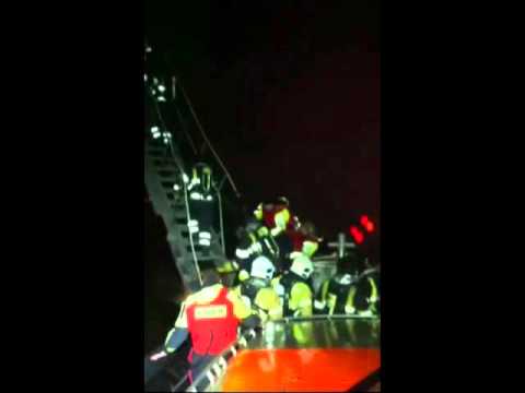 Brand op kolen carrier
