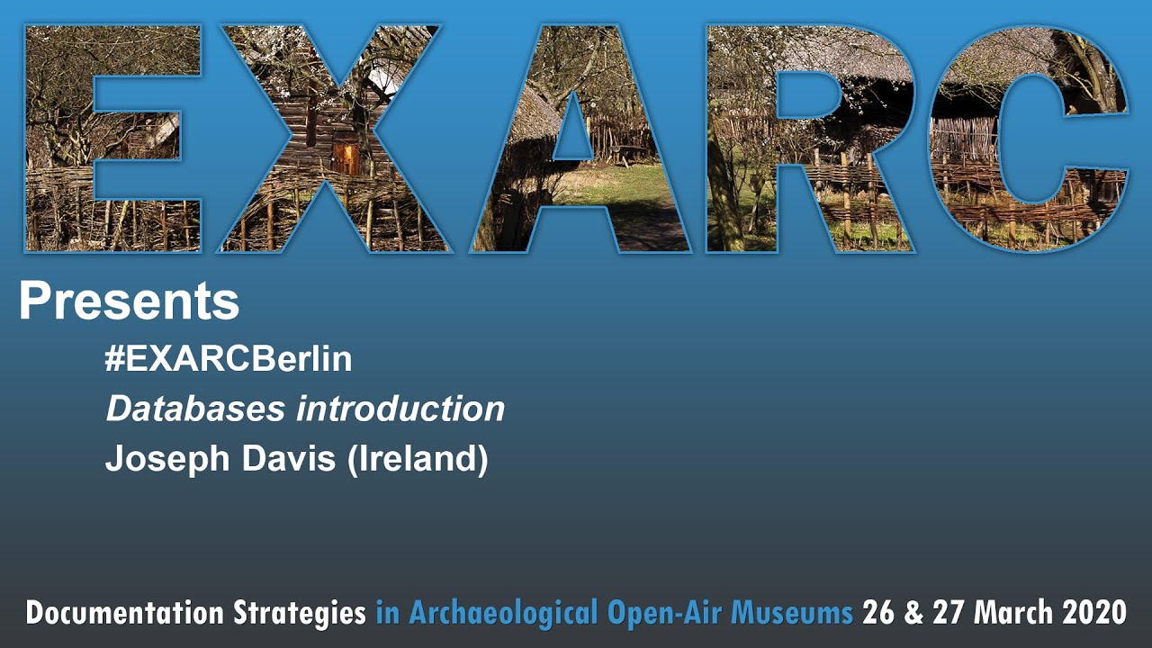 Introduction to Databases for Museums (Joseph Davis MSc.)