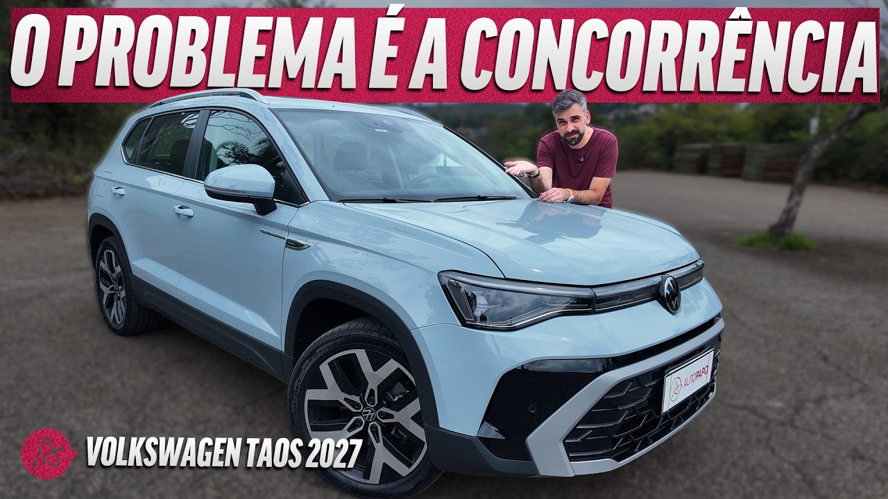VW TAOS 2026 É ÓTIMO PARA DIRIGIR, MAS ELE CONTINUA SUV PARA POUCOS