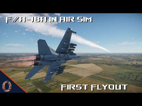 War Thunder Air Sim-  F/A-18A First Sim Flyout