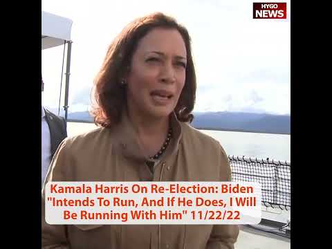 Harris on Trump's 2024 Run: 'I Will Be Running With Him' — and 'Did That Happen While I've Been Here?' (November 22, 2022)