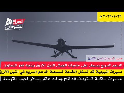 حرب الشرق/ الدعم السريع يستولي على حاميات الجيش بالنيل الأزرق ويتجه للدمازين ومسيرات سلكية في الدلنج