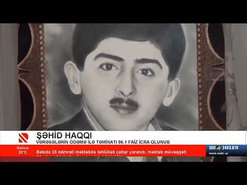 Şəhid vərəsələrinin birdəfəlik ödəmə ilə təminatı 96,1% icra olunub