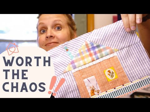 FUN Improv House Block Tutorial, NO precision allowed (just kidding ... sort of ;)