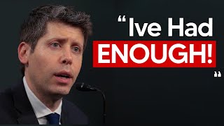 Sam Altman Loses Cool During Interview "Ive Had ENOUGH!!