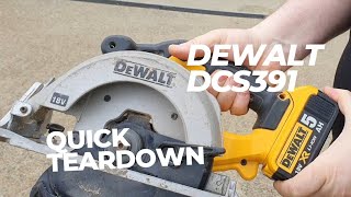 How To Take A DCS391 Apart in 6 mins or less #powertools #repair #dewalt #trending