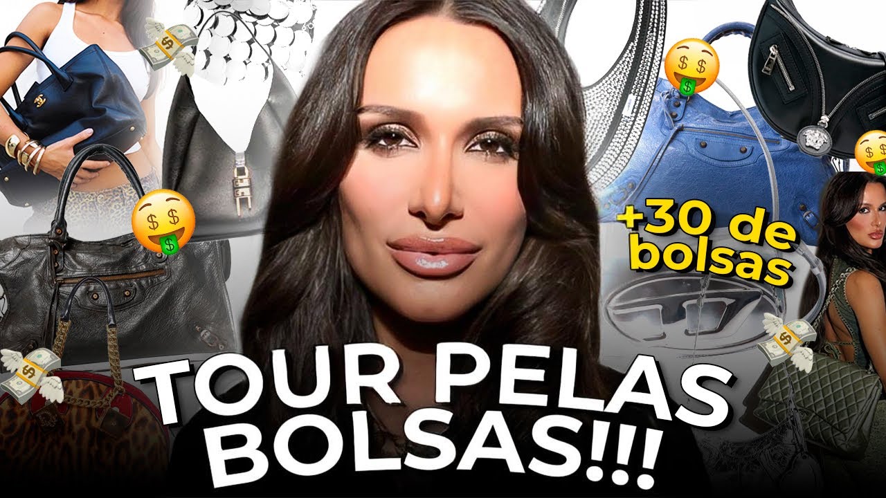 TOUR PELAS MINHAS BOLSAS 2024!!! +30 BOLSAS