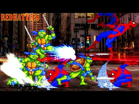 TEAM SPIDER-MAN vs TEENAGE MUTANT NINJA TURTLES