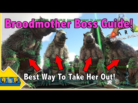 The Best Way To Deal With The Broodmother In Ark Survival Evolved! || Ark Boss Guides!