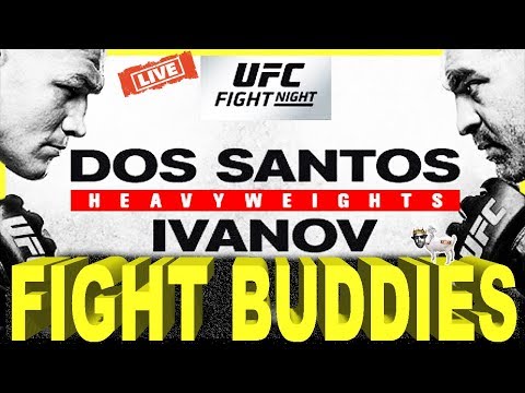 🔴UFC FIGHT NIGHT 133 DOS SANTOS VS IVANOV & NORTHCUTT VS OTTOW LIVE FIGHT REACTION!