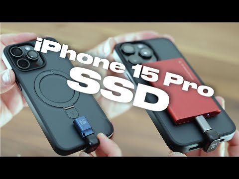iPhone 15 Pro Max - SSD & Flash Drive for ProRes Video
