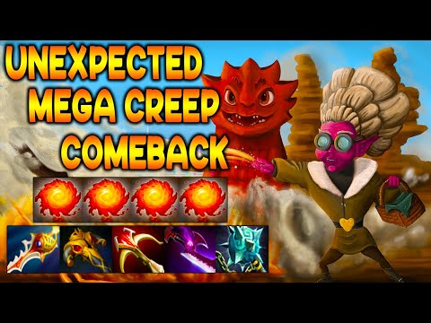 UNEXPECTED MEGA CREEP COMEBACK - ULTRA INTENSE CARRY - SNAPFIRE - DOTA 2 GAMEPLAY