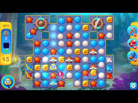 Fishdom 6177 Level - 15 moves - NO BooSTERS