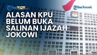 Alasan KPU Belum Buka Salinan Ijazah Asli Jokowi Meski Sudah Ada Putusan Resmi dari KIP
