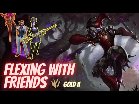 FLEXING WITH FRIENDS: Ranked Flex Gold 3 - Shaco Jungle