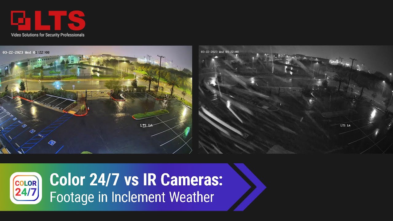 Colour247 vs IR cameras in inclement weather