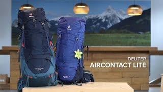 Deuter Aircontact Lite 50+10 / alpinegreen-forest (3340318-2231) - відео 4