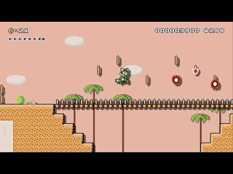 Desert Adventure by Ethan048 - Super Mario Maker 2 - No Commentary 1bv