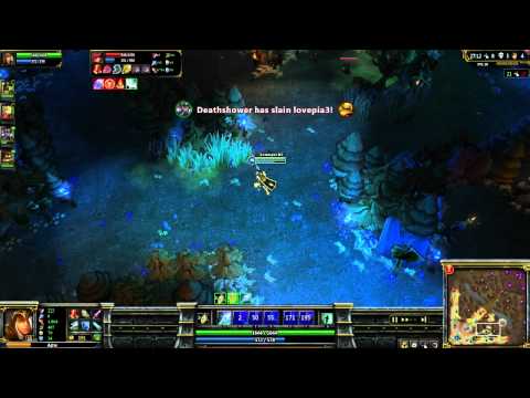 League of Legends - Ashe owning Annie (SO CLOSE)