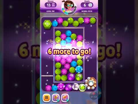 Diamond Diaries Saga Level 780 ~ HARD LEVEL ~ NO BOOSTERS
