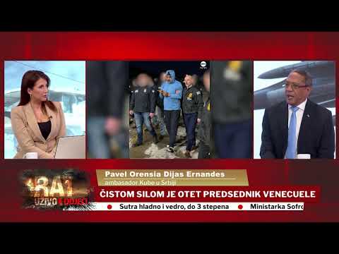 RAT UŽIVO - Ambasador Kube u Beogradu: Šta stoji iza napada na Venecuelu