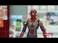 Spider-man and Gwen Stacy Fight With Iron-Spider In Spider-verse | Figure Stop Motion